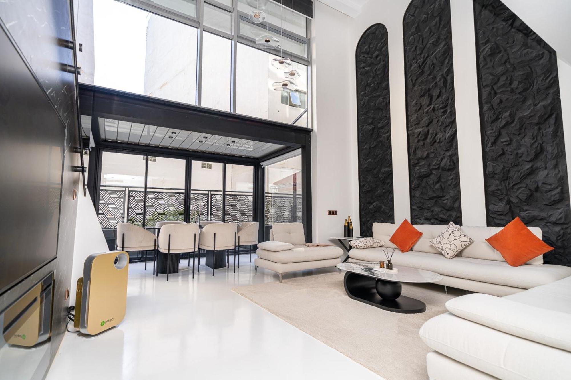 Appartamento Ecrin Secret, Duplex Prestige, Proche Corniche & Medina, Piscine, Parking, Wifi, Iptv, Ac Tangeri Esterno foto